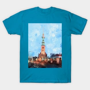 Berlin. St. Mary's Church and TV Tower. T-Shirt
